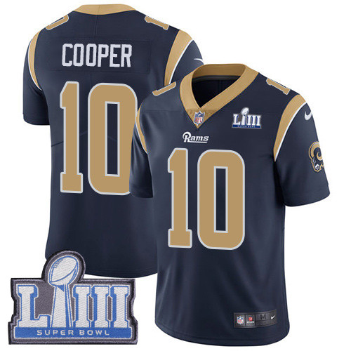 Nike Rams #10 Pharoh Cooper Navy Blue Team Color Super Bowl LIII Bound Youth Stitched