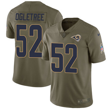 Nike Rams #52 Alec Ogletree Olive Youth Stitched NFL Limited 2017 Salute to Service Jersey