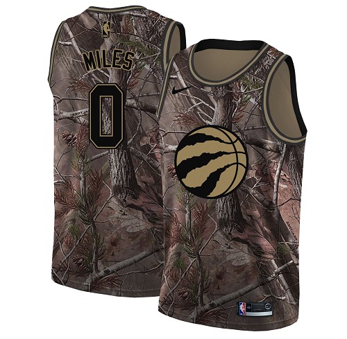 Nike Raptors #0 C.J. Miles Camo Women's NBA Swingman Realtree Collection Jersey