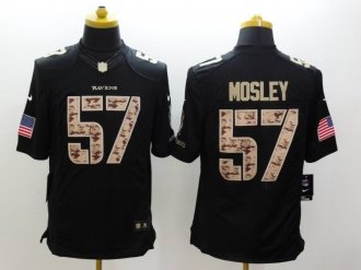 Nike Ravens #57 C.J. Mosley Black NFL Limited Salute to Service Jersey