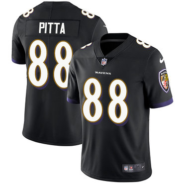 Nike Ravens #88 Dennis Pitta Black Alternate Men's Stitched NFL Vapor Untouchable Limited Jersey