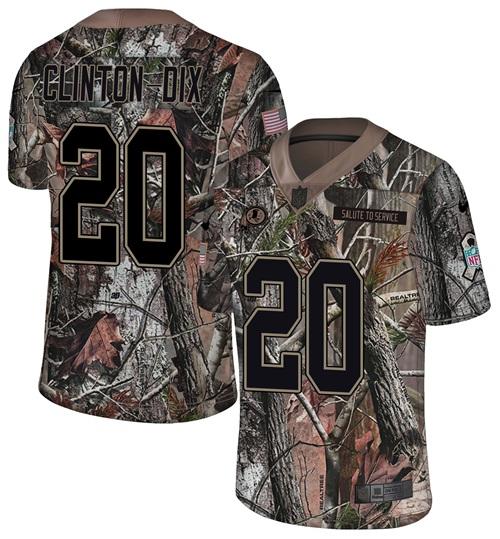 Nike Redskins #20 Ha Ha Clinton-Dix Camo Men's Stitched NFL Limited Rush Realtree Jersey