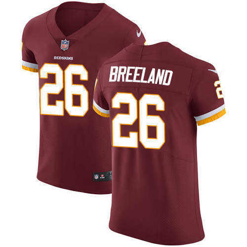 Nike Redskins #26 Bashaud Breeland Burgundy Red Team Color Men's Stitched NFL Vapor Untouchable Elite Jersey