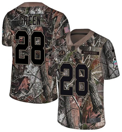 Nike Redskins #28 Darrell Green Camo Men's Stitched NFL Limited Rush Realtree Jersey