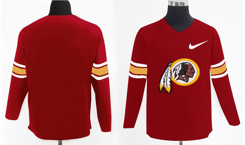 Nike Redskins Team Logo Red Knit Sweater