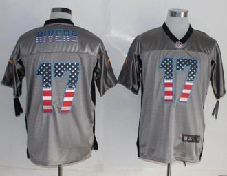 Nike San Diego Chargers #17 Philip Rivers Grey NFL Elite USA Flag Fashion jersey