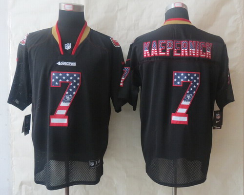 Nike San Francisco 49ers #7 Colin Kaepernick Red Game Womens Jersey