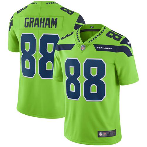 Nike Seahawks #88 Jimmy Graham Green Youth Stitched NFL Limited Rush Jersey