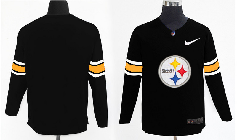 Nike Steelers Team Logo Black Knit Sweater
