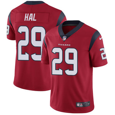 Nike Texans #29 Andre Hal Red Alternate Youth Stitched NFL Vapor Untouchable Limited Jersey