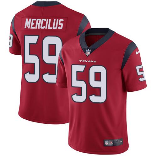 Nike Texans #59 Whitney Mercilus Red Men's Stitched NFL Vapor Untouchable Limited Jersey