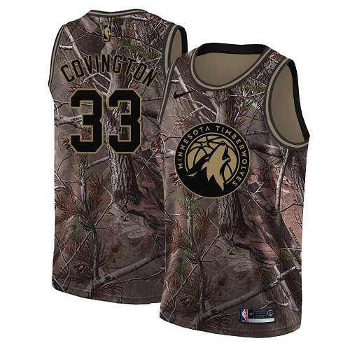 Nike Timberwolves #33 Robert Covington Camo NBA Swingman Realtree Collection Jersey