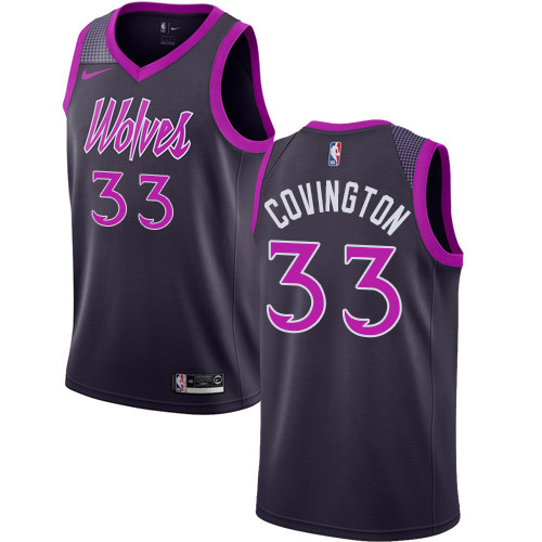 Nike Timberwolves #33 Robert Covington Purple NBA Swingman City Edition 2018 19 Jersey