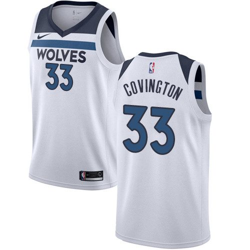 Nike Timberwolves #33 Robert Covington White NBA Swingman Association Edition Jersey