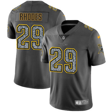 Nike Vikings #29 Xavier Rhodes Gray Static Youth NFL Vapor Untouchable Game Jersey