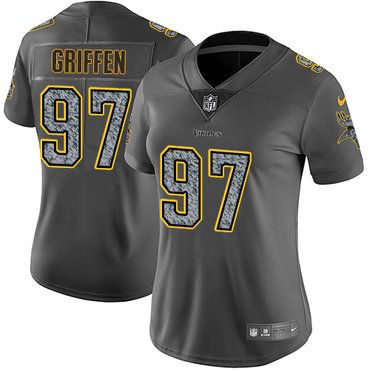 Nike Vikings #97 Everson Griffen Gray Static Women's NFL Vapor Untouchable Game Jersey