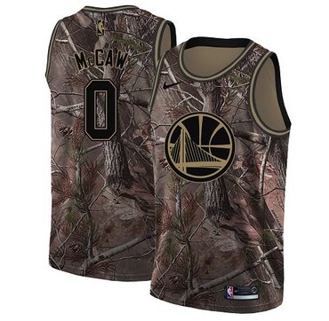Nike Warriors #0 Patrick McCaw Camo NBA Swingman Realtree Collection Jersey