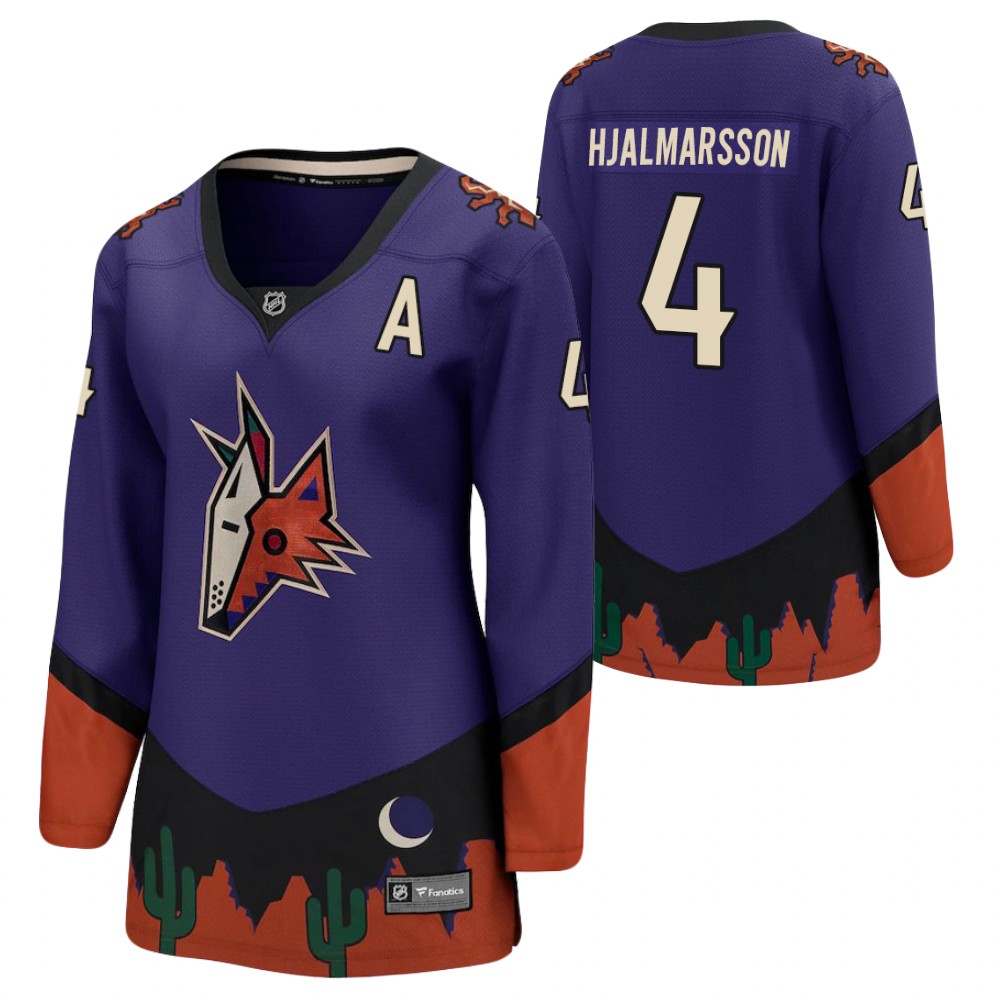 Niklas Hjalmarsson Arizona Coyotes 2021 Special Edition Purple Women Jersey