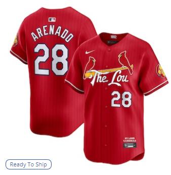 Nolan Arenado St. Louis Cardinals Nike 2024 City Connect Limited Player Jersey - Red