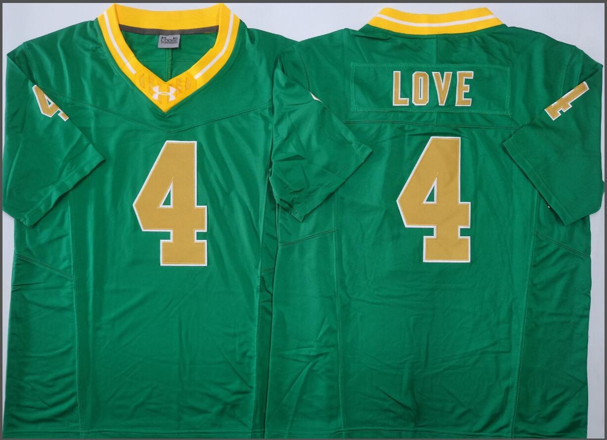 Norte Dame Fighting Irish Green #4 LOVE