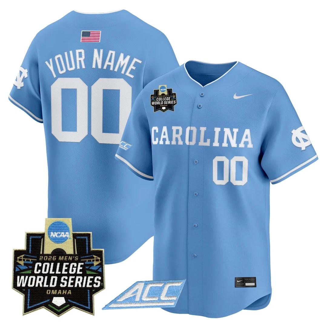 North Carolina Tar Heels 2026 World Series Vapor Premier Limited Custom Jersey