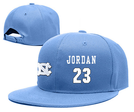 North Carolina Tar Heels 23 Michael Jordan Blue College Basketball Adjustable Hat