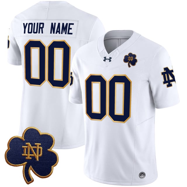 Notre Dame Fighting Irish 2025 Vapor Limited Custom Jersey V3