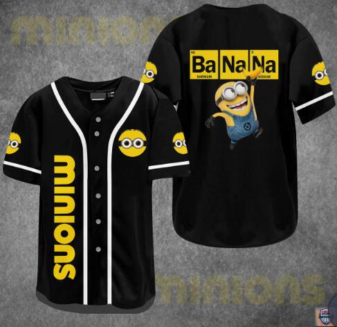 OFFICIAL Minion Banana Baseball Jersey