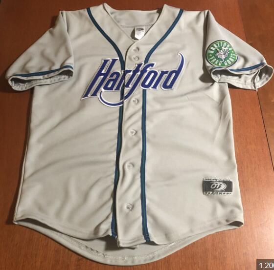 OT Hartford Yard Goats MiLB Baseball Jersey