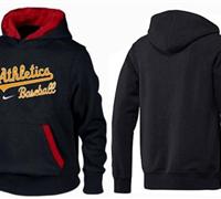 Oakland Athletics Pullover Hoodie Black & Red