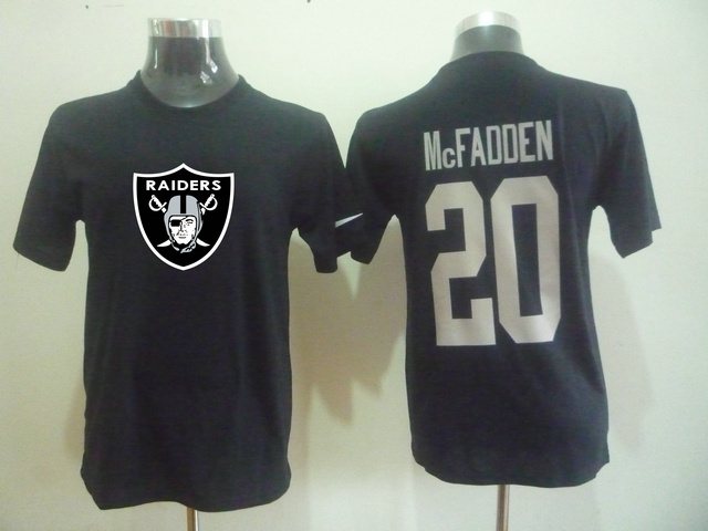 NEW NFL Oakland Raiders 20 Darren Mcfadden Name & Number T-Shirt