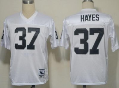 2012 Oakland Raiders 37 Lester Hayes White M&N NFL Jerseys