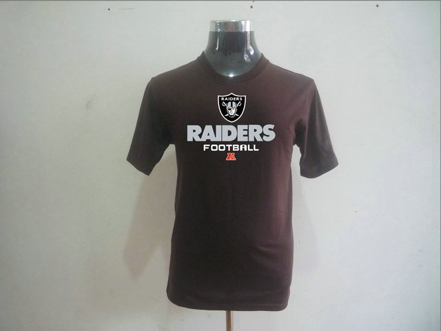 NEW NFL Oakland Raiders Big & Tall Critical Victory T-Shirt Brown
