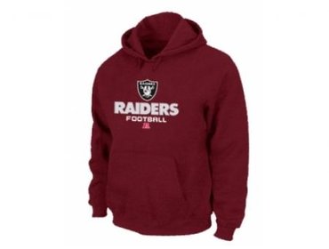 Oakland Raiders Critical Victory Pullover Hoodie RED