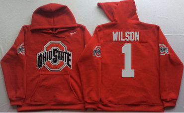 Ohio State Buckeyes 1 Dontre Wilson Red Men's Pullover Hoodie