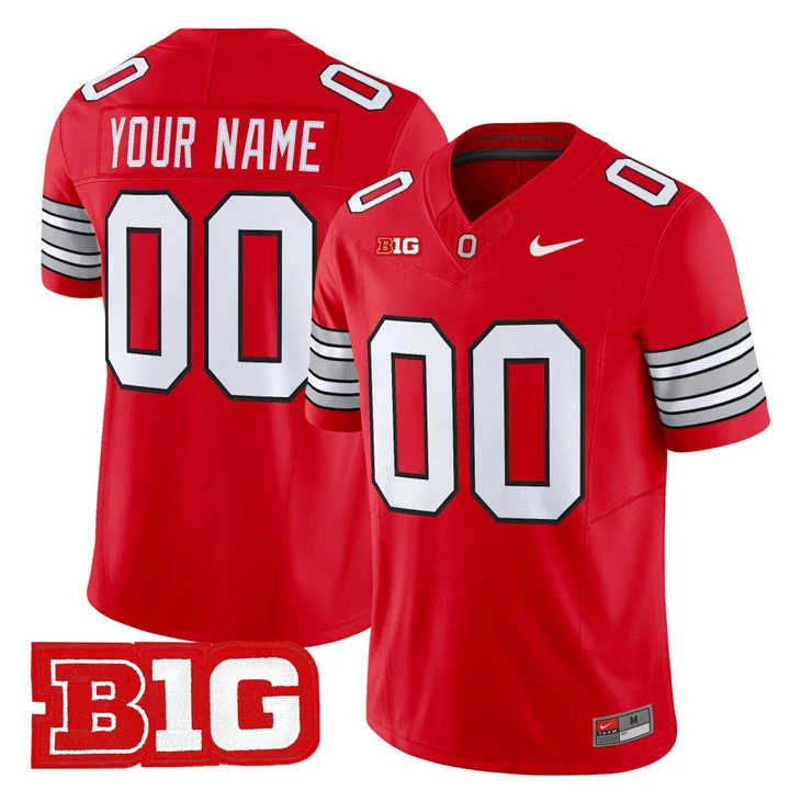 Ohio State Buckeyes 2026 Tunnel Vision Vapor Limited Custom Jersey red