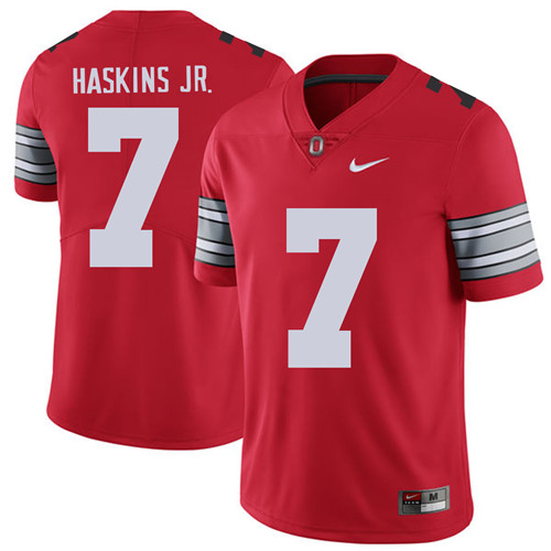 Ohio State Buckeyes 7 Dwayne Haskins Jr Red 2018 Spring Game College Football Limited Jersey