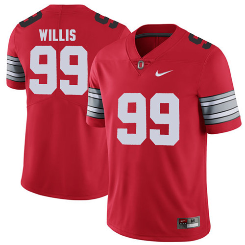 Ohio State Buckeyes 99 Bill Willis Red 2018 Spring Game College Football Limited Jersey
