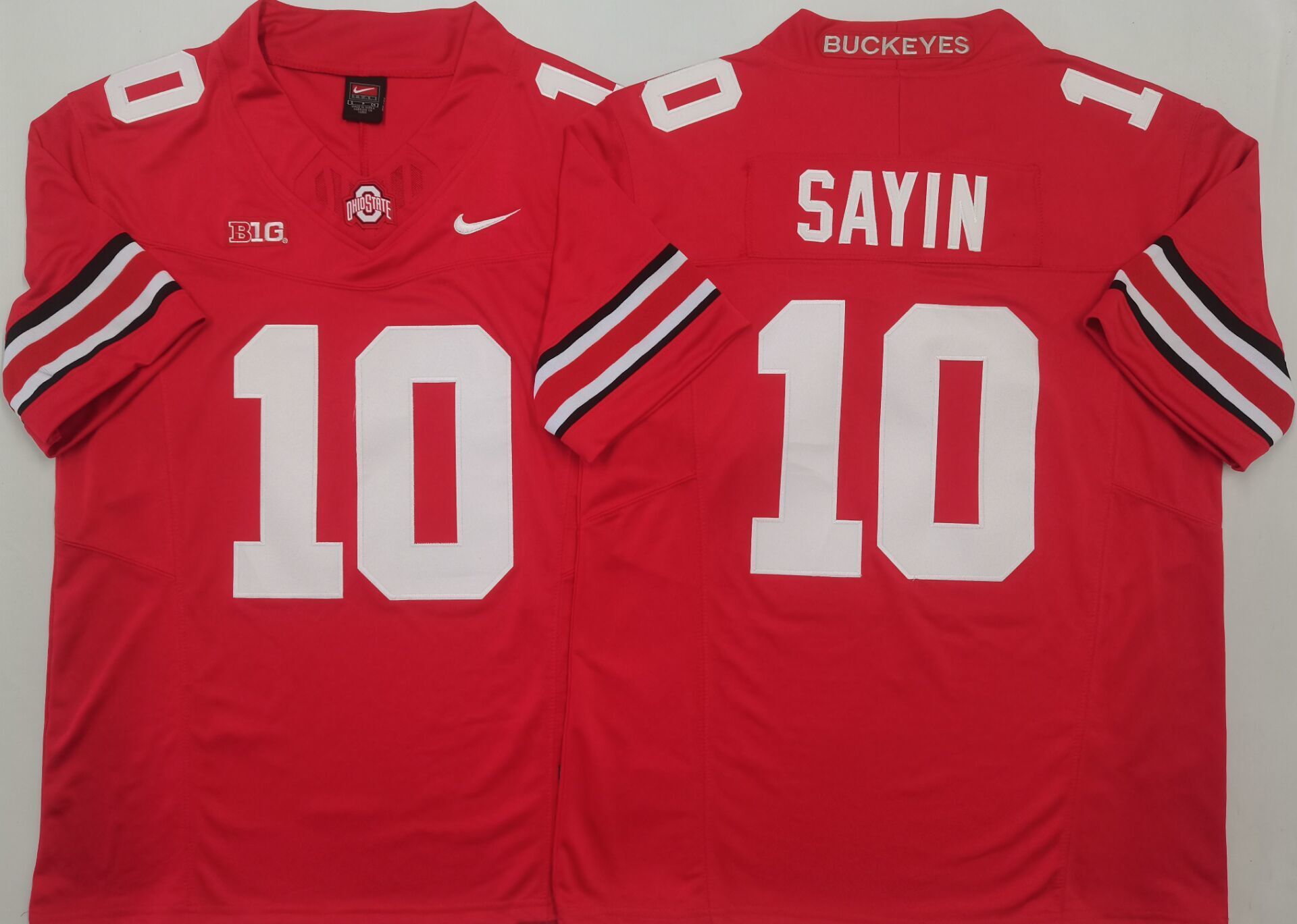 Ohio State Buckeyes Red #10 SAYIN