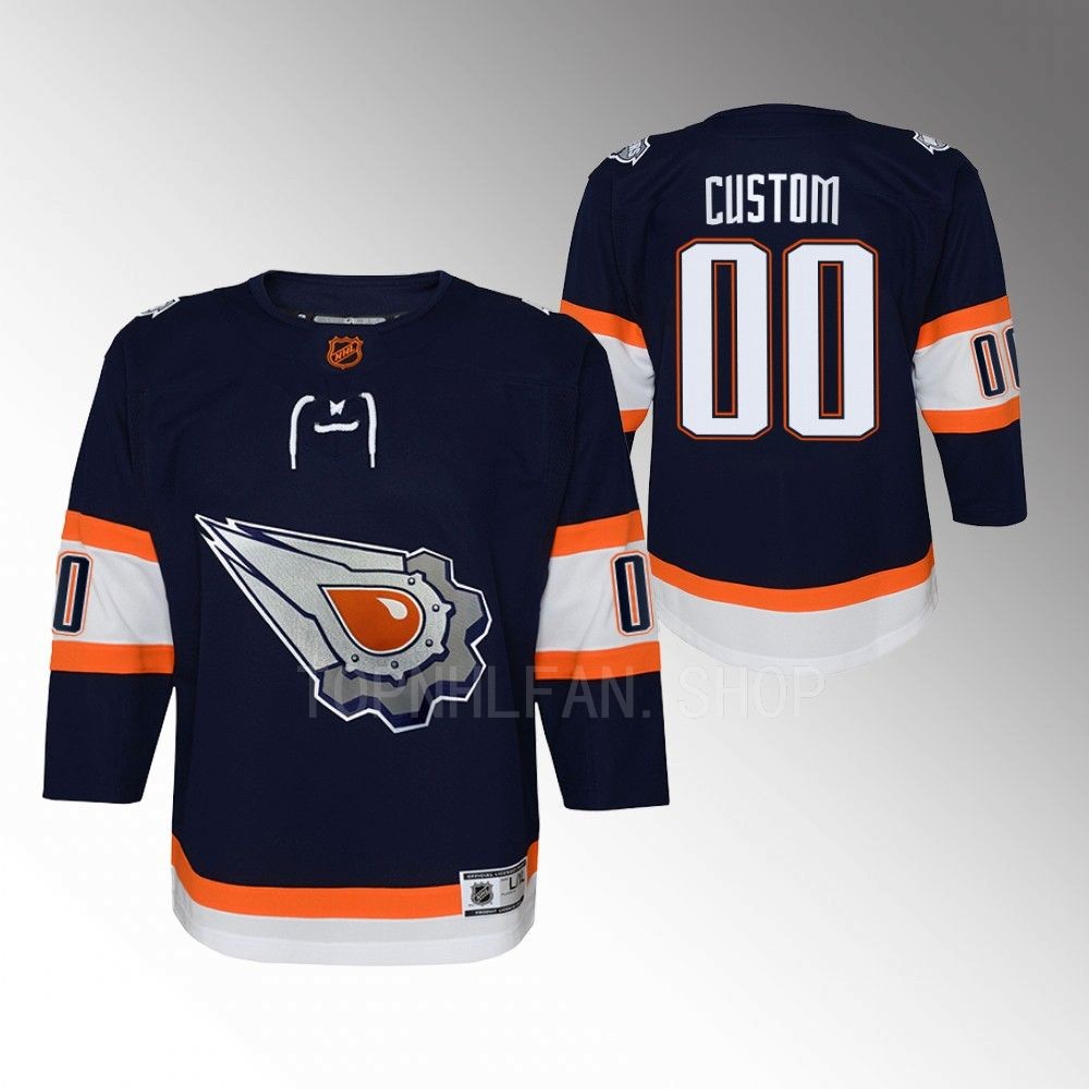 Oilers Custom 2022 Special Edition 2.0 Jersey Youth Replica