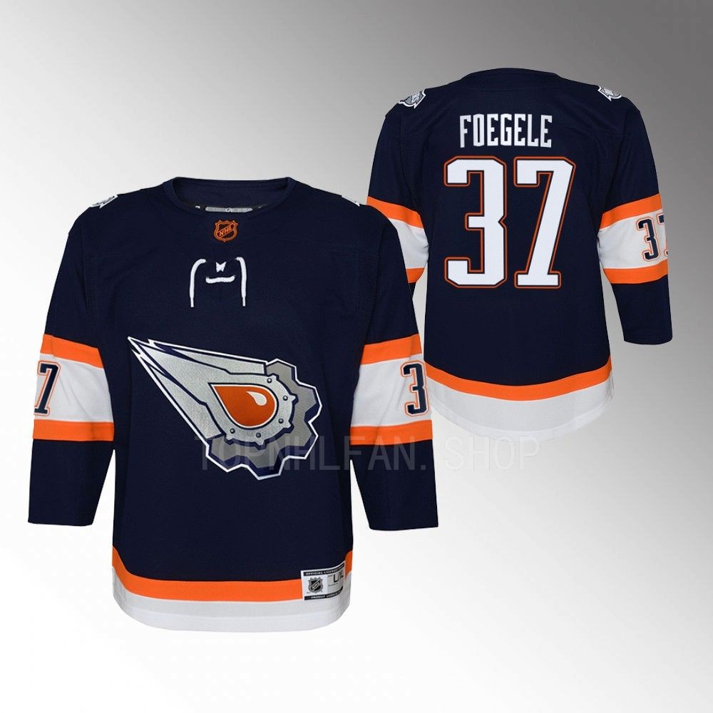 Oilers Warren Foegele 2022 Special Edition 2.0 Jersey Youth Replica