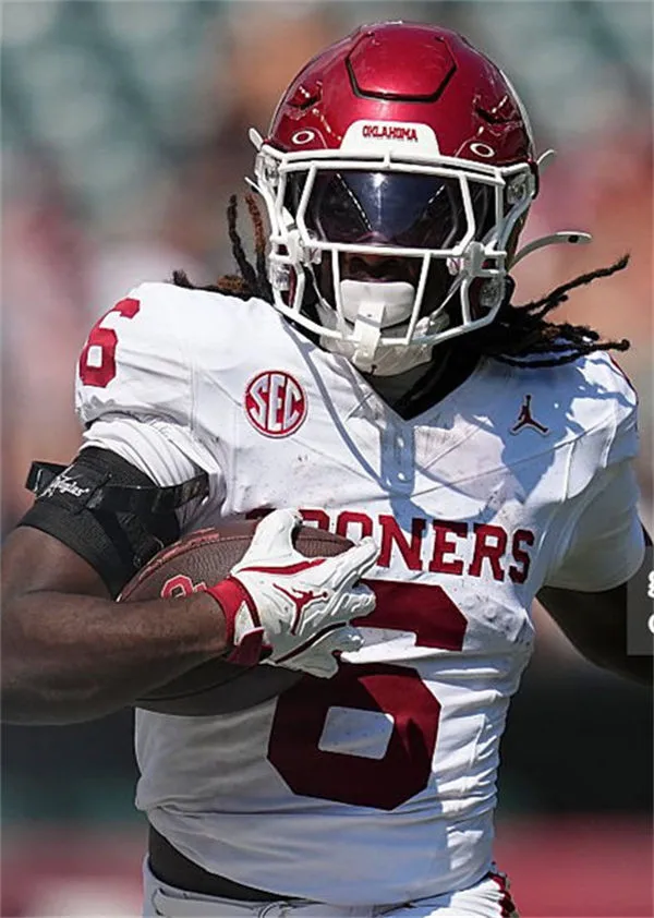 Oklahoma Sooners #6 Tory Blaylock 2025 SEC College Football Game Jersey White 