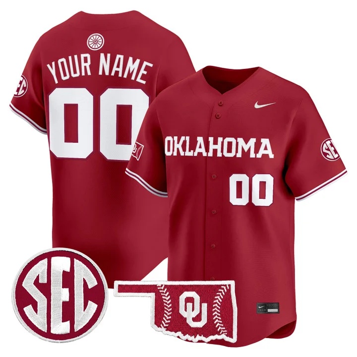 Oklahoma Sooners 2026 Vapor Premier Limited Custom Jersey RED