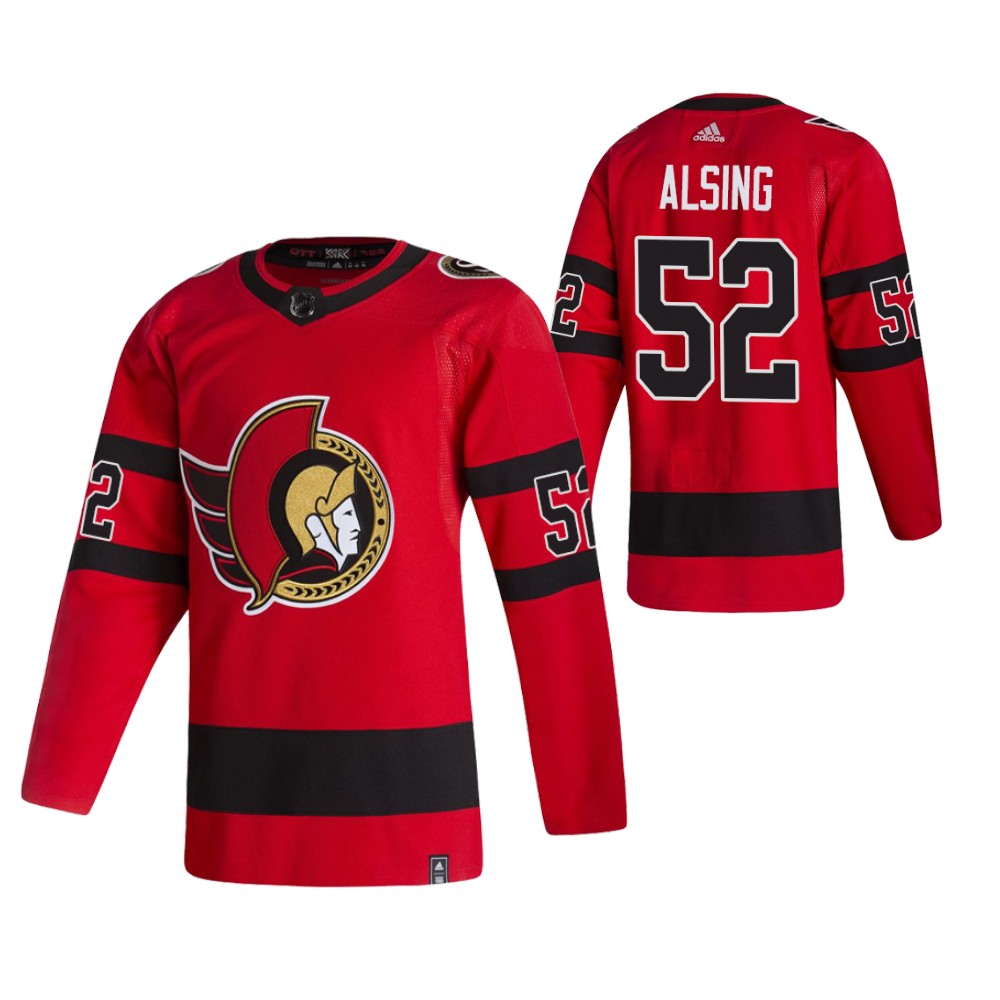 Olle Alsing Ottawa Senators Reverse Retro Red Men's Jersey Authentic
