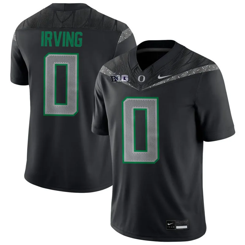 Oregon Ducks #0 Bucky Irving 2024 BIG10 Black GENERATION O FLY ERA F.U.S.E. Limmited Football Game Jersey 