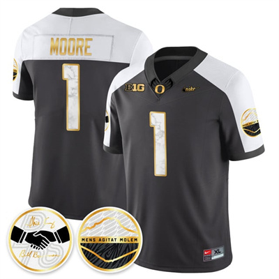 Oregon Ducks 2025 Shoe Duck Jersey #1 Dakorien Moore
