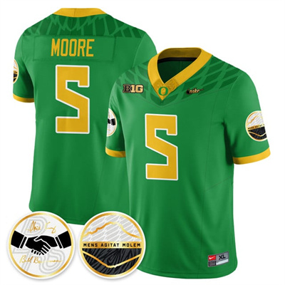Oregon Ducks 2025 Shoe Duck Jersey green #5 Dante Moore
