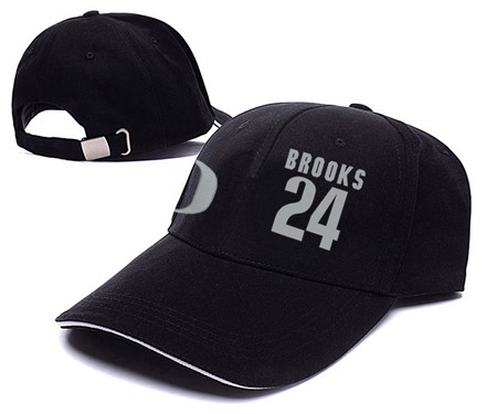 Oregon Ducks 24 Dillon Brooks Black College Basketball Adjustable Peaked Hat
