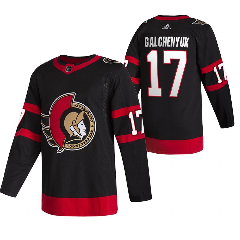 Ottawa Senators Alex Galchenyuk Black 2020-21 Authentic Home Jersey