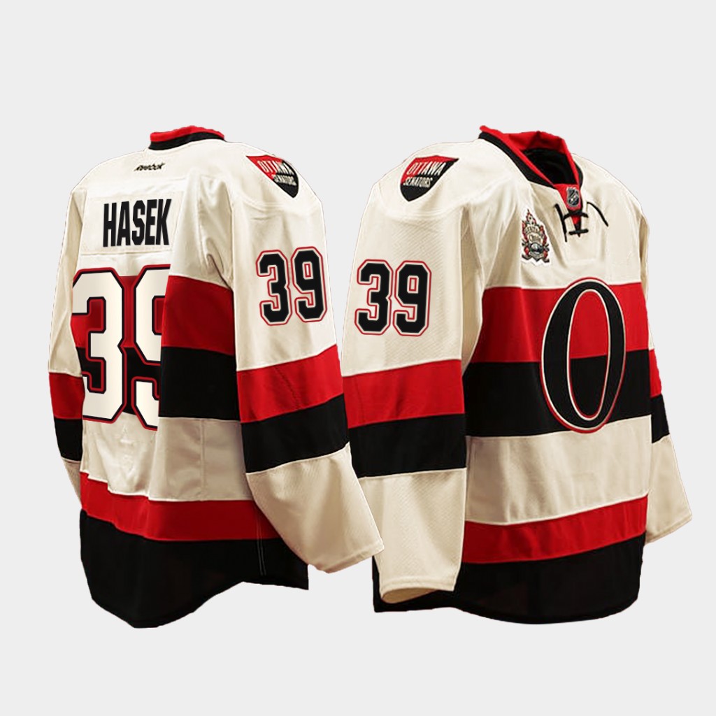 Ottawa Senators Dominik Hasek Heritage Classic White Jersey